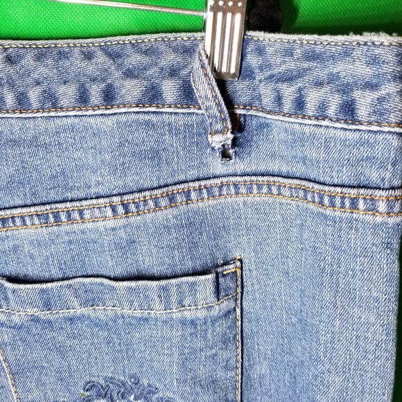 Dear AB Jean Women Size 20 Bootcut Embroidered Cowgirl Dudette Dudess Med Wash - Picture 7 of 9